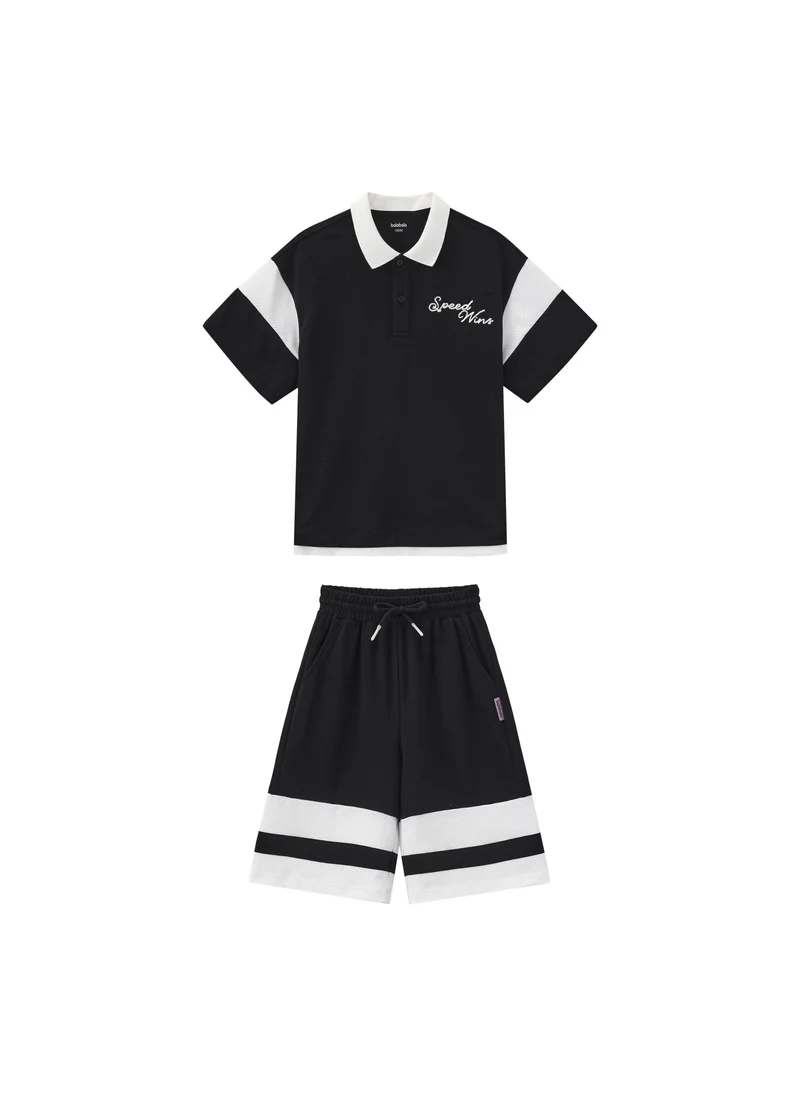 Kids Boys Knit short sleeve suit