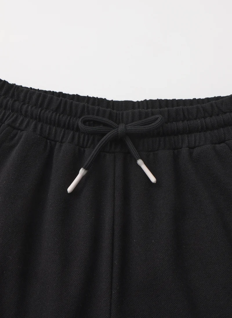 Balabala Black/White Kids Boys Knit short sleeve suit for Men | Best Price UAE