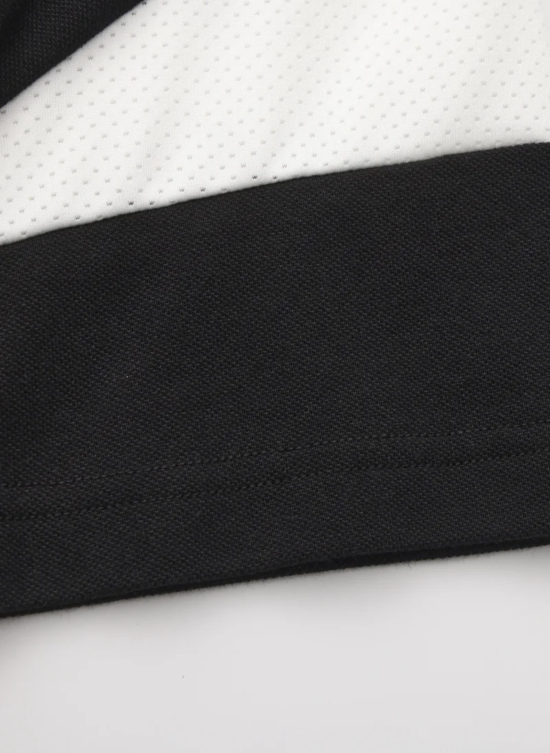 Balabala Black/White Kids Boys Knit short sleeve suit for Men | Best Price UAE