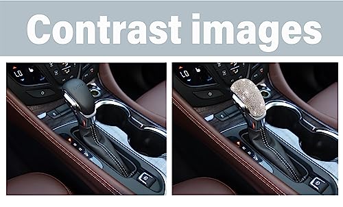 ZSJO Bling Crystal Shifter Gear Lever Accessories Compatible with Buick Envision 20172020Encore GX 20202023 Silver - Image 3