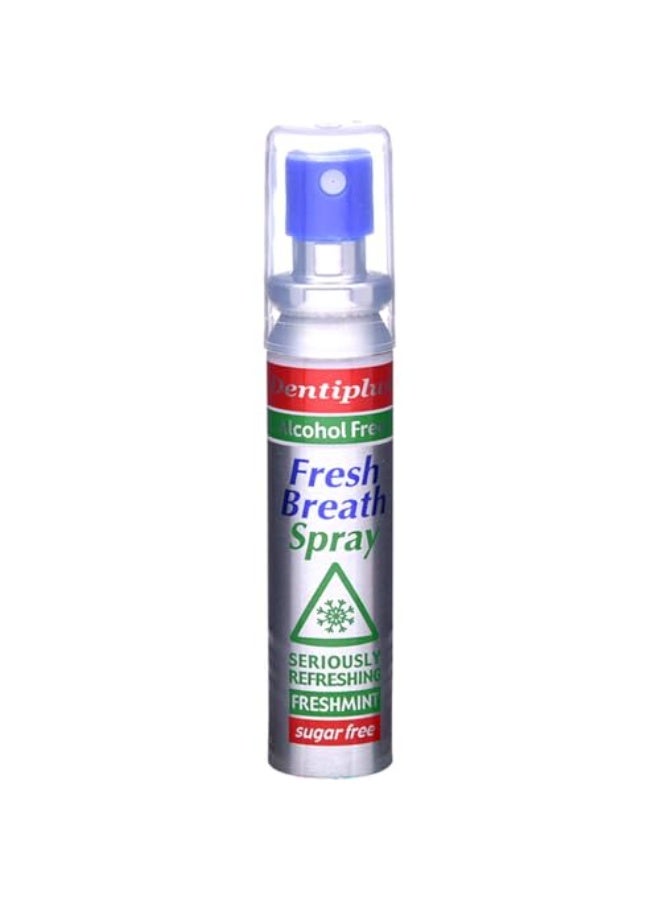 Dentiplus Fresh Breath Spray, Alcohol Free, Freshmint, 25ml