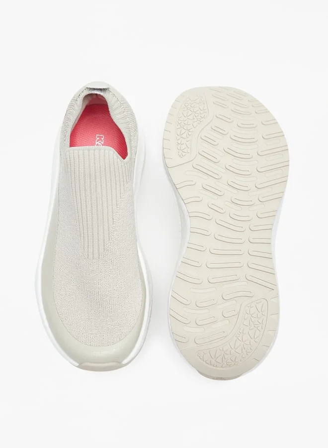 كابا Women's Solid Mesh Slip-On Sports Shoes