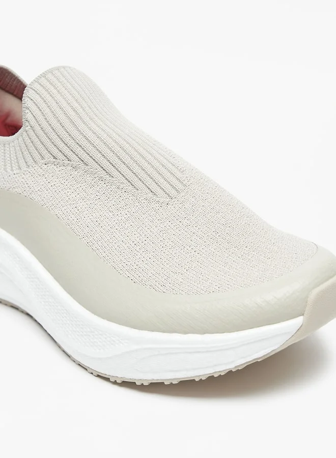 كابا Women's Solid Mesh Slip-On Sports Shoes