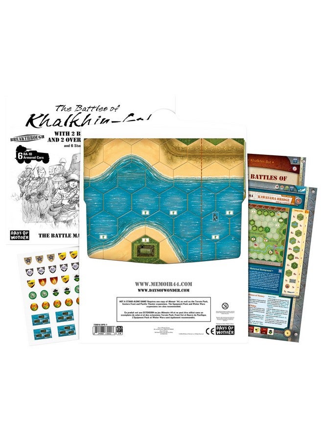 Days of Wonder Memoir '44 Battles of Khalkhin-Gol Board Game EXPANSION - Relive Epic Clashes of WWII's Eastern Front! Strategy Game for Kids & Adults, Ages 8+, 2 Players, 30-60 Min Playtime, Made by Days of Wonder - Image 2