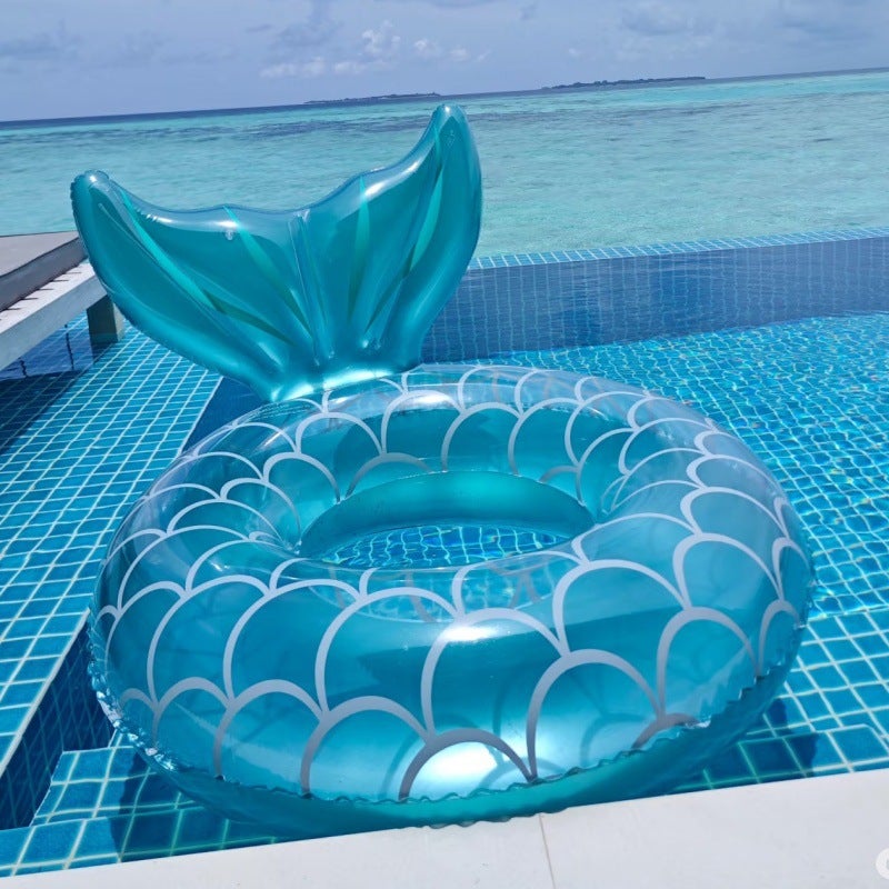 Thickened Mermaid Swim Ring for Adults - Image 2