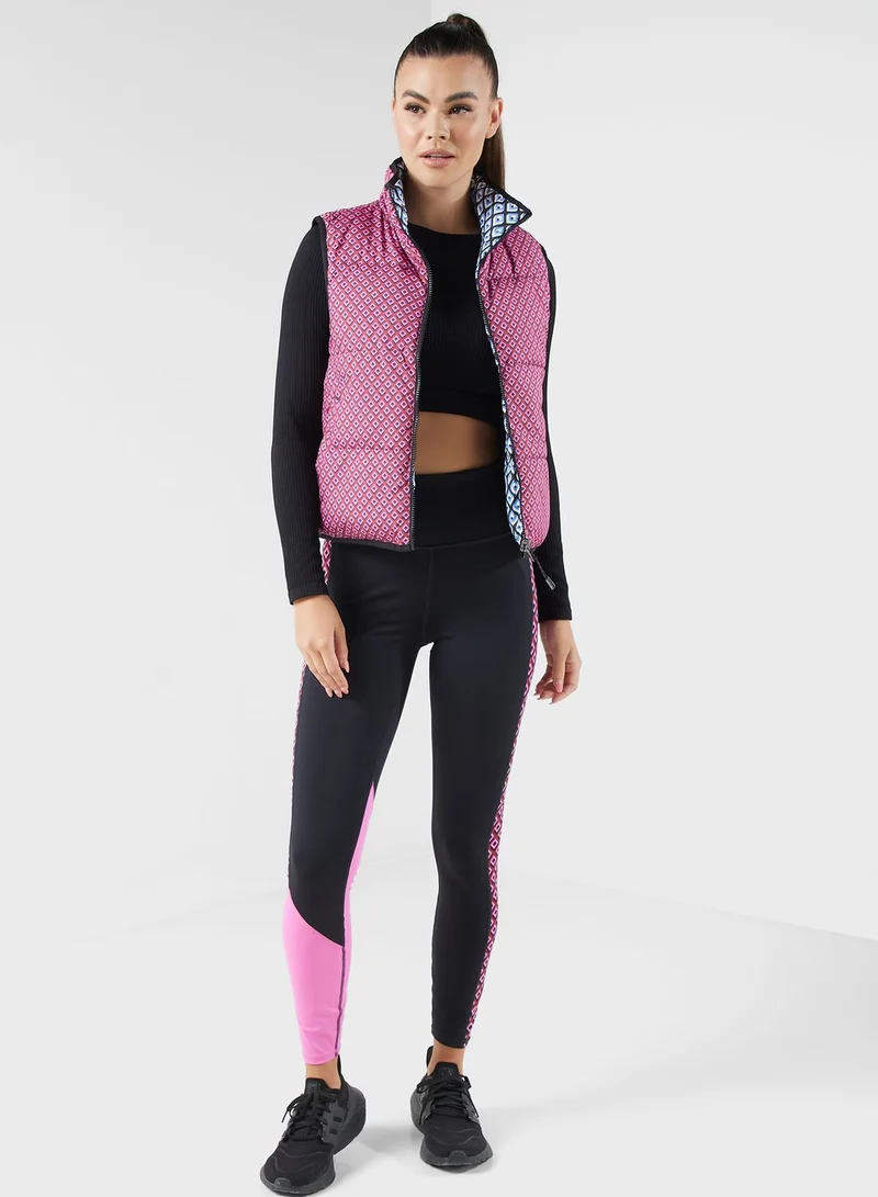 SKECHERS Dvf Gosculpt Geo Full Length High-Waisted Leggings