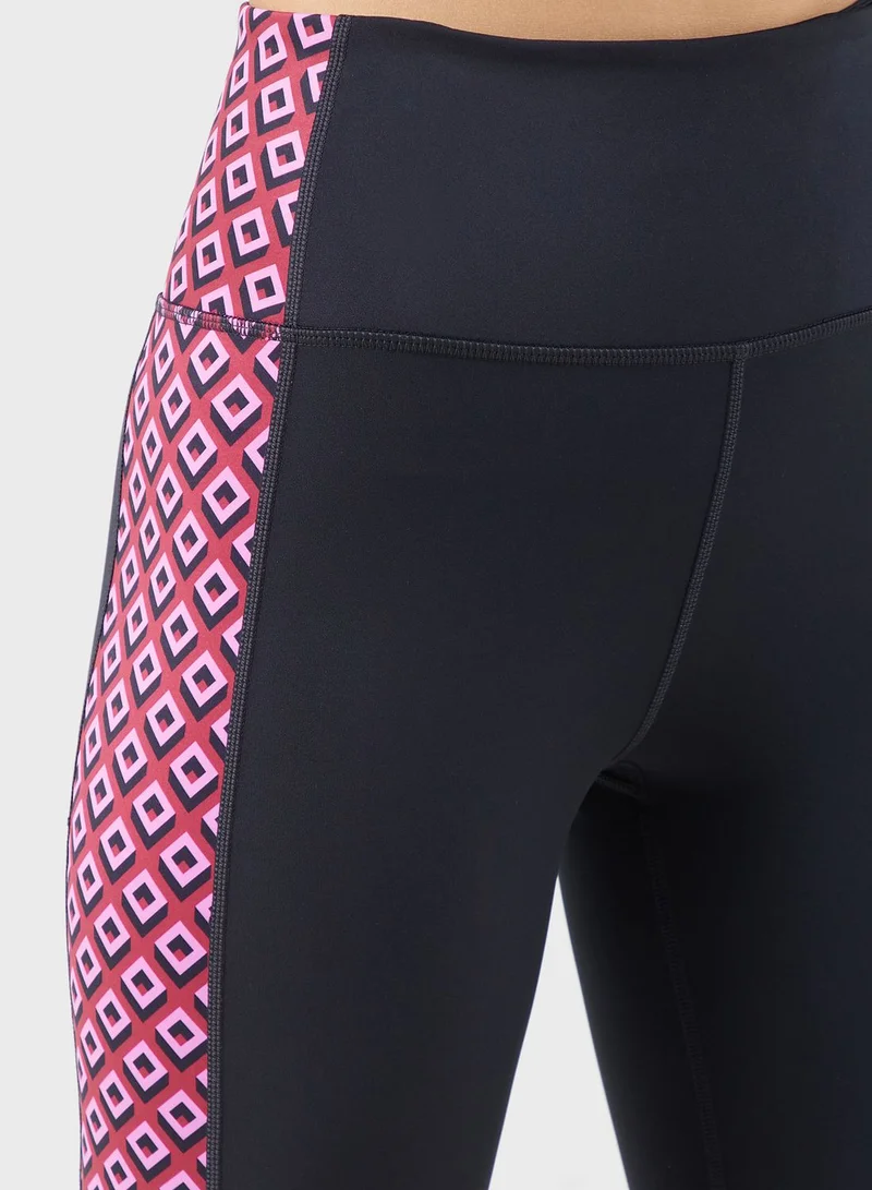 SKECHERS Dvf Gosculpt Geo Full Length High-Waisted Leggings