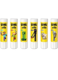 UHU Glue Stic Clear Minecraft Edition - Non-Toxic, Fast, Clean Adhesive for School, Office & Craft Projects – Large 21g, 1 Random Piece  - Image 2
