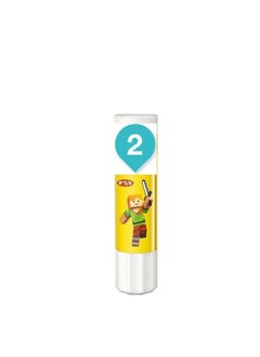 UHU Glue Stic Clear Minecraft Edition - Non-Toxic, Fast, Clean Adhesive for School, Office & Craft Projects – Large 21g, 1 Random Piece  - Image 5