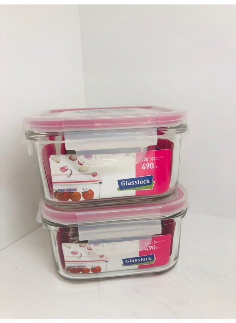 Glasslock 2-Piece Square Glass Storage Containers  - Image 4