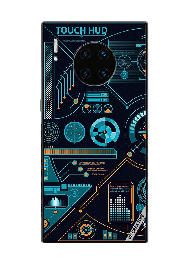 VR CREATIVE Protective Case Cover For Huawei Mate 30 Pro Touch Hud Design Multicolour - Image 1