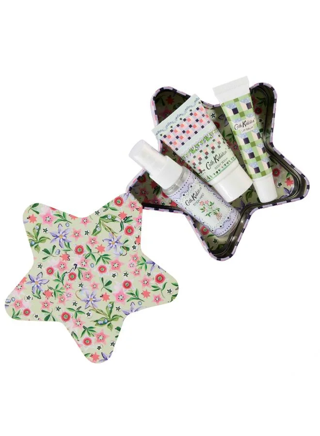 Cath Kidston  Feel Like a Star Tin (Body Wash 30ml, Body Mist 30ml, Lip Balm 10ml) for Women | Best Price UAE