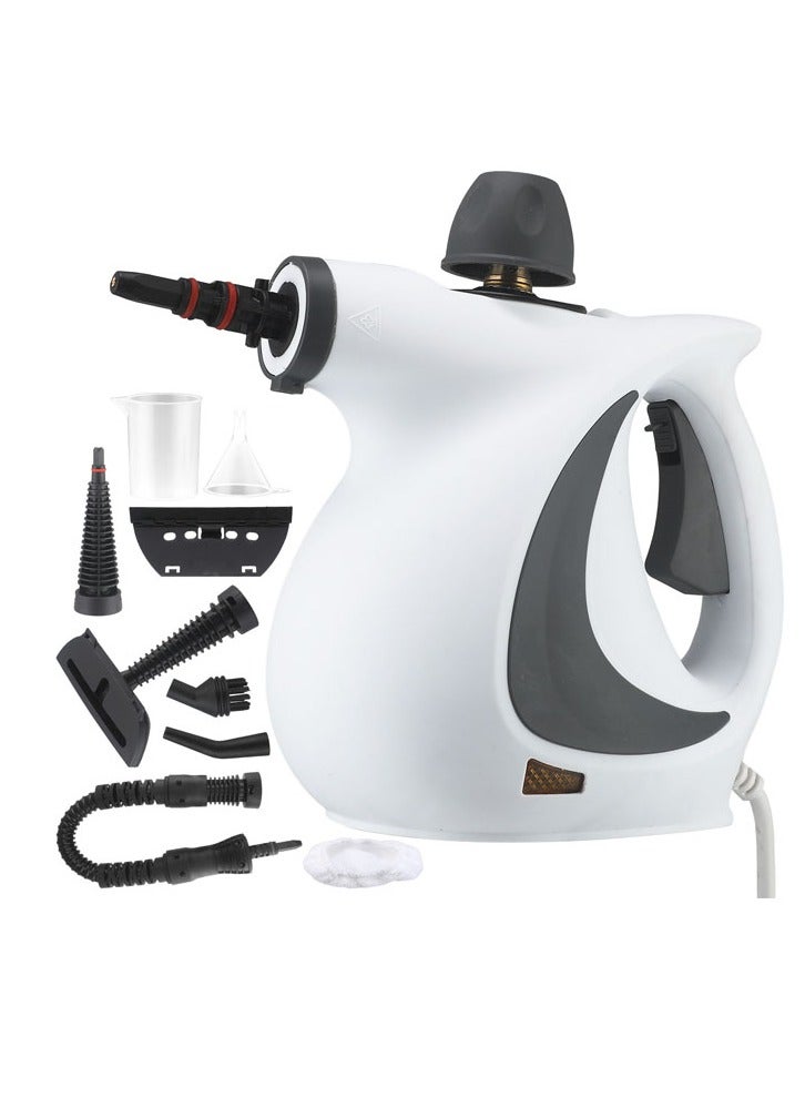 Arabest Pressurized Handheld Multi-Surface Natural Steam Cleaner with 12 pcs Accessories, Multi-Purpose Steamer for Home Use, Steamer for Cleaning Floor, Upholstery, Grout and Car  - Image 1