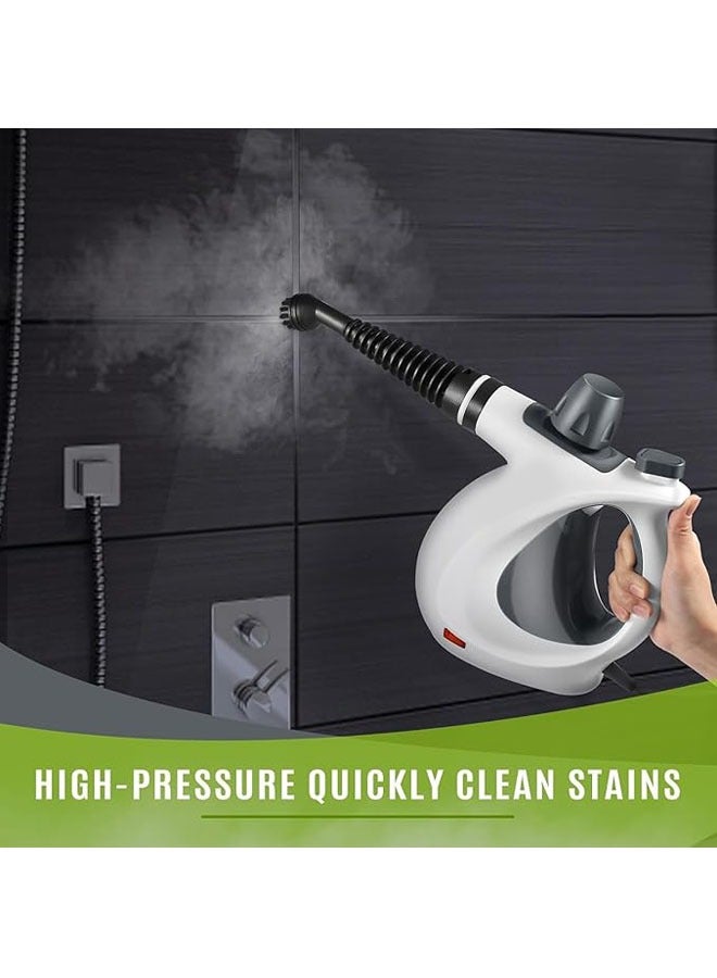 Arabest Pressurized Handheld Multi-Surface Natural Steam Cleaner with 12 pcs Accessories, Multi-Purpose Steamer for Home Use, Steamer for Cleaning Floor, Upholstery, Grout and Car  - Image 5