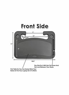 Excefore 1pcs Eating/Laptop car Steering Wheel Desk Black  - Image 5