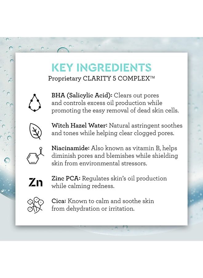 BLISS Clear Genius Clarifying Gel Cleanser with BHA to Detox and Clear Skin| Non-Irritating | Clean | Cruelty-Free | Paraben Free | Vegan | 6.4 oz - Image 3