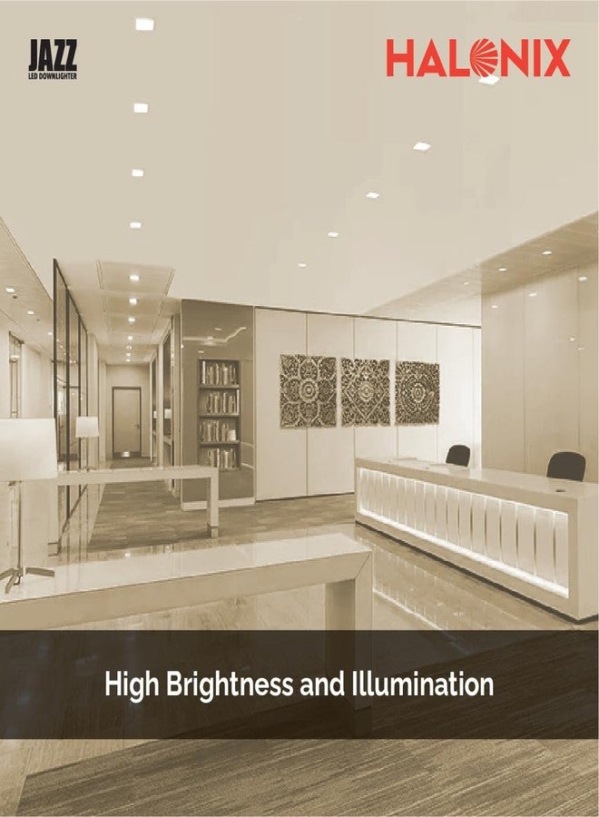 Halonix Jazz 18W Warm White Recessed downlighter | Cutout- 5 inch| Bright Recessed Ceiling Light | Led Downlighter with Surge Protection | Pack 10 - Image 5
