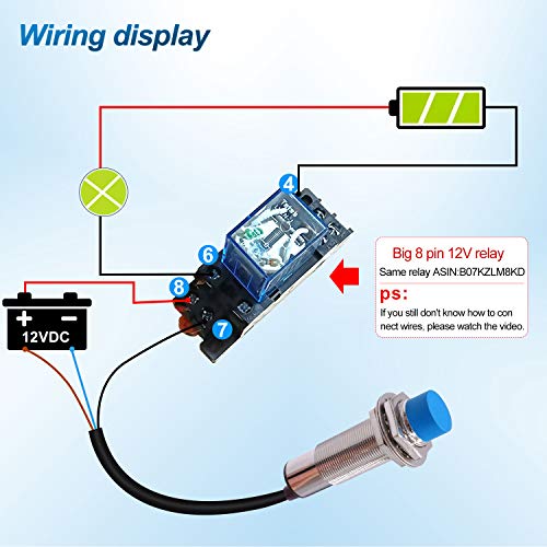 Taiss 2pcs LJ12A3-4-Z/AX Proximity Switch Inductive Proximity Sensor Detection Switch NPN NC DC 6V-36V 4mm Normally Close 6-36V - Image 3