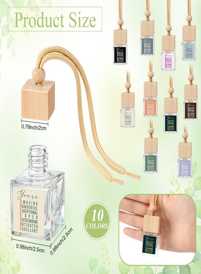 Funnymoom مجموعة هدايا تقديرية من Funnymoom، 20 قطعة، معطر جو للسيارة، موزع زيت عطري معلق، كوب فارغ، هدايا شكر للموظفين، أخصائيي التغذية، زملاء العمل، المعلمين، طاقم التمريض (رائع) - Image 2