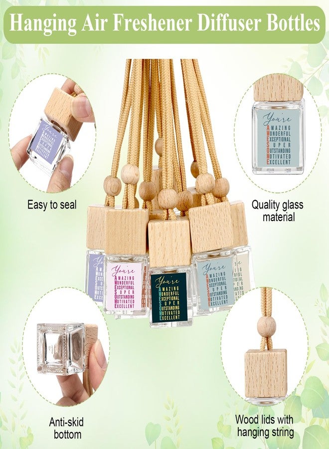 Funnymoom مجموعة هدايا تقديرية من Funnymoom، 20 قطعة، معطر جو للسيارة، موزع زيت عطري معلق، كوب فارغ، هدايا شكر للموظفين، أخصائيي التغذية، زملاء العمل، المعلمين، طاقم التمريض (رائع) - Image 3