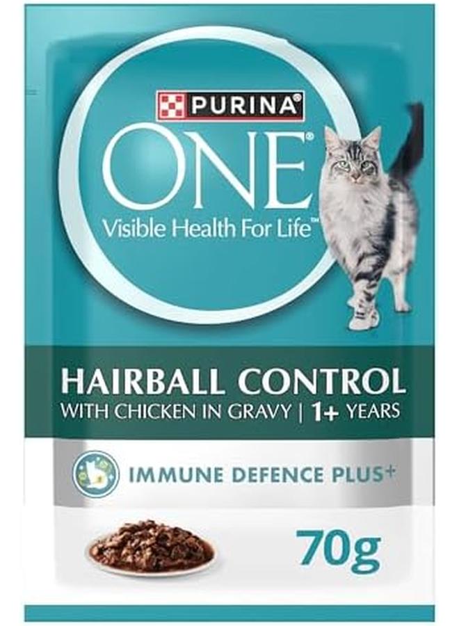 Nestle Adult Hairball Chicken 12X70G - Image 4