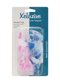 Xcluzive 2-Pieces Shower Cap Reusable  - Image 1