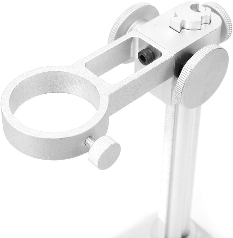 White Adjustable Aluminum Alloy Stand Bracket for USB Digital Microscopes - Image 4