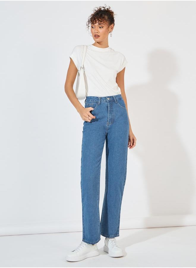 High Rise Straight Fit Jeans with Pockets - pzsku/ZCEB292E3BB30F422D851Z/45/_/1728386522/1046d61f-d8cc-4f8d-bf17-f432d608db7d