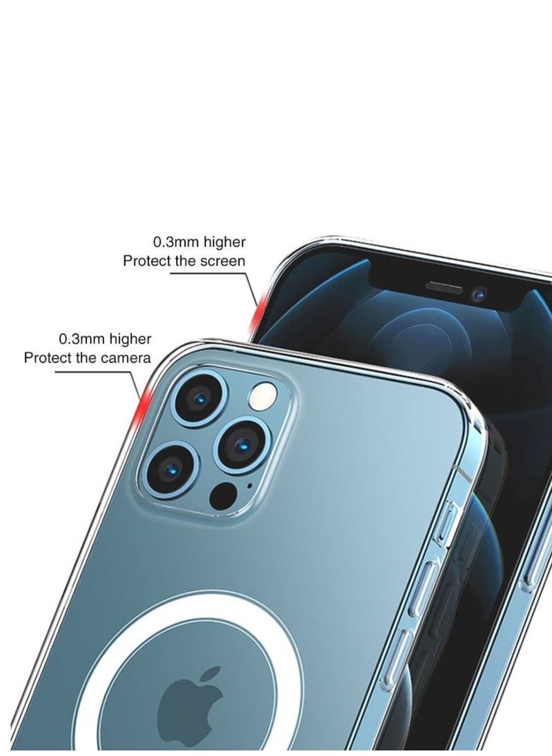 Houmt - Magnetic Case for iPhone 14 Pro Case [Non-Yellowing MagSafe] Shockproof Protective Phone Cover Slim Thin Clear for Apple iPhone 14 Pro - Image 1