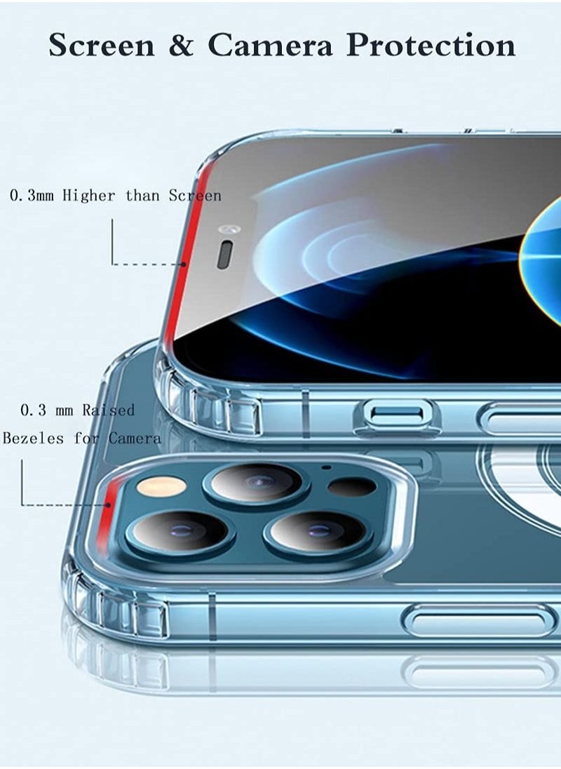 Houmt - Magnetic Case for iPhone 14 Pro Case [Non-Yellowing MagSafe] Shockproof Protective Phone Cover Slim Thin Clear for Apple iPhone 14 Pro - Image 1