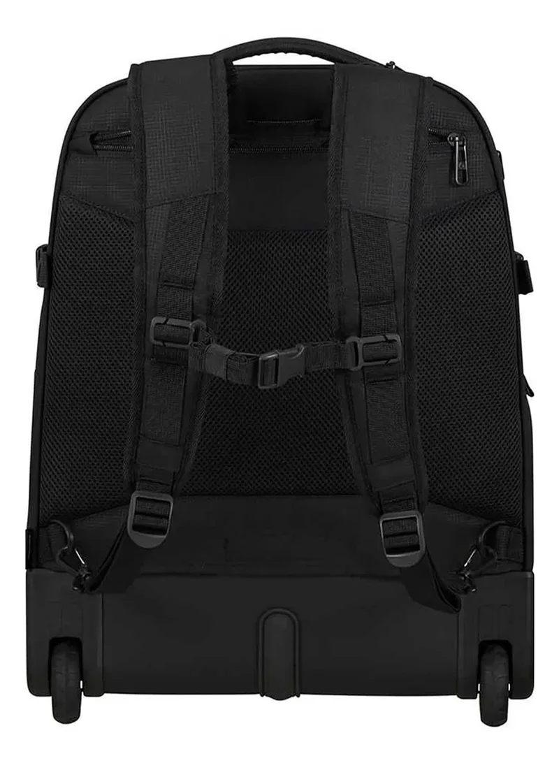 Samsonite Roader Wheeled Backpack 55 cm / 20 inch, RPET, Black|Laptop & Tablet Compartment|Spacious Interior|Adjustable Strap - 2 Years International Warranty