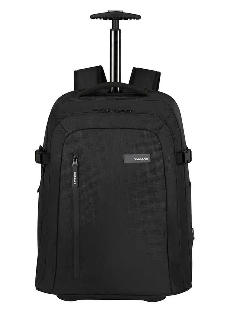 Roader Wheeled Backpack 55 cm / 20 inch, RPET, Black|Laptop & Tablet Compartment|Spacious Interior|Adjustable Strap - 2 Years International Warranty