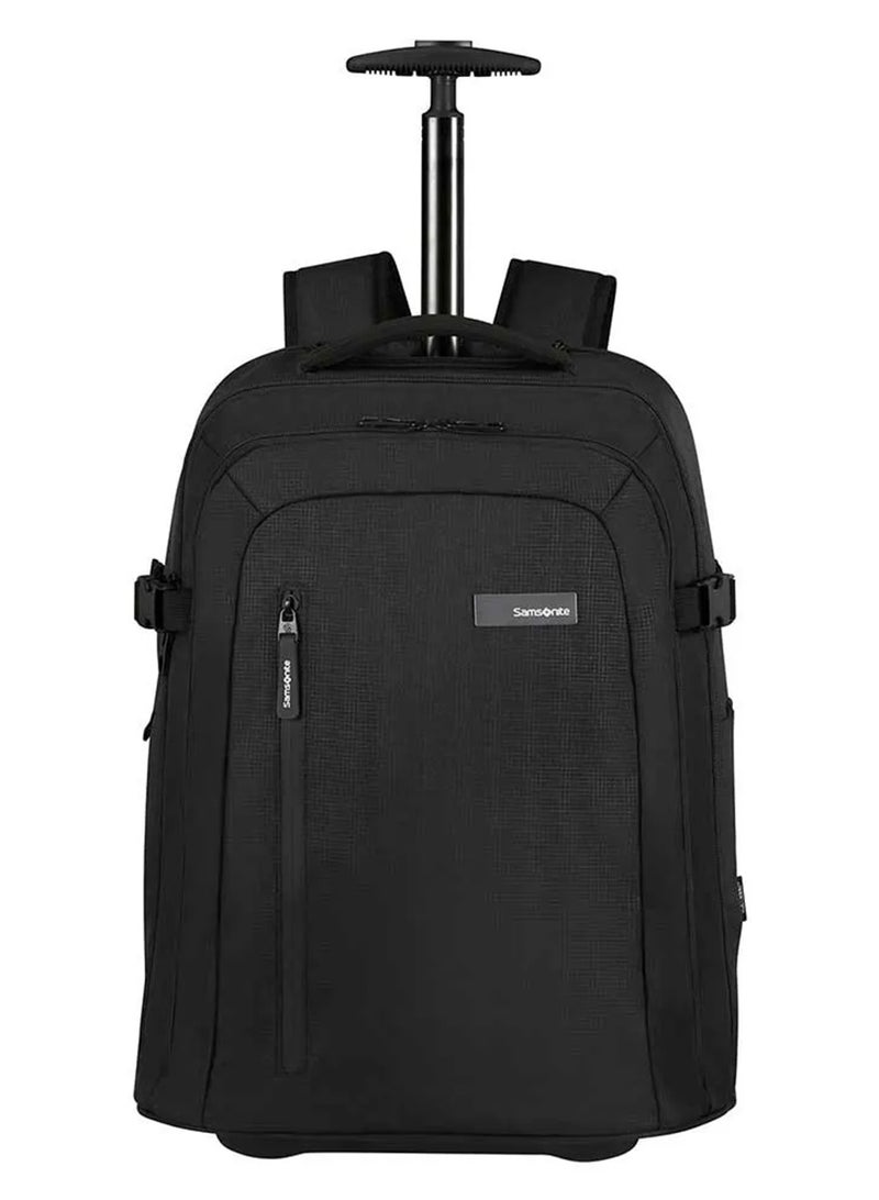 Samsonite Roader Wheeled Backpack 55 cm / 20 inch, RPET, Black|Laptop & Tablet Compartment|Spacious Interior|Adjustable Strap - 2 Years International Warranty - Image 1