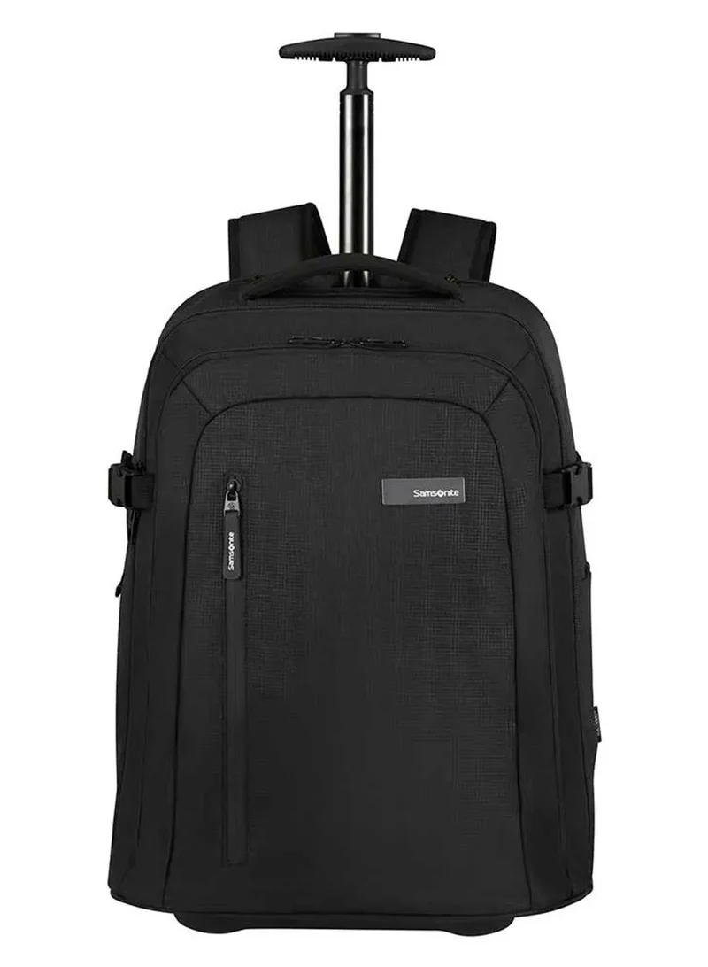 Samsonite Roader Wheeled Backpack 55 cm / 20 inch, RPET, Black|Laptop & Tablet Compartment|Spacious Interior|Adjustable Strap - 2 Years International Warranty