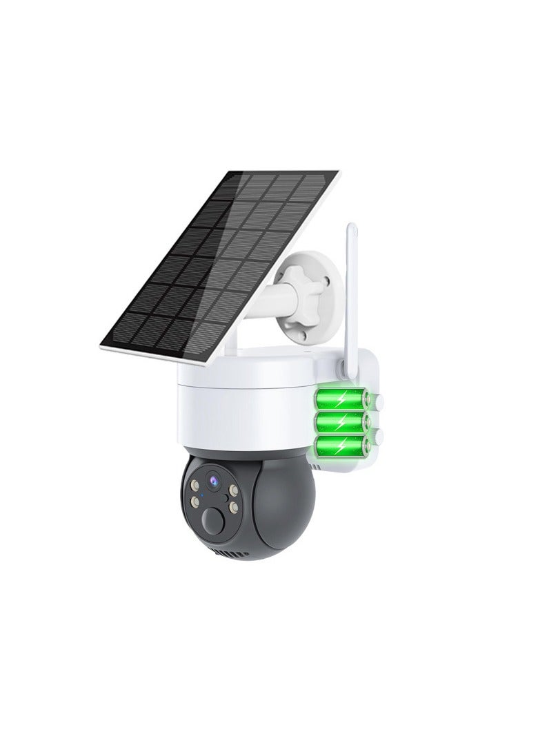 Generic WiFi Solar-Powered Security Camera with Battery - Featuring Radar Motion Detection, Night Vision, Two-Way Audio, and Wireless Cloud/SD Storage - Image 5