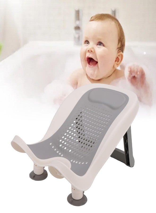 ciciglow Baby Butt Washing Basin, Portable Bath Tub with Strong Suction Cups and Soft Mesh, for Newborn Toddler Bath Time Support - Image 4