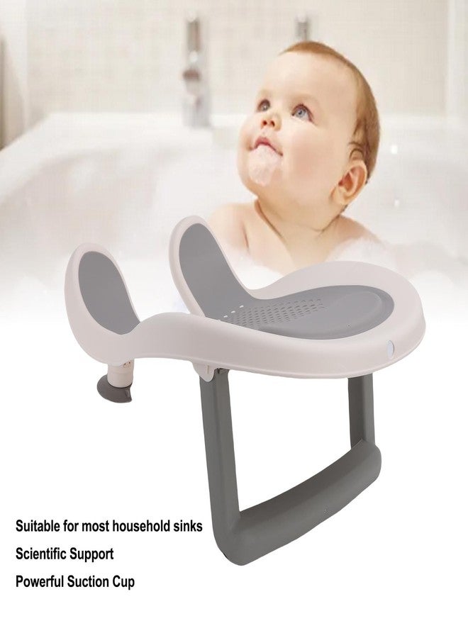 ciciglow Baby Butt Washing Basin, Portable Bath Tub with Strong Suction Cups and Soft Mesh, for Newborn Toddler Bath Time Support - Image 2