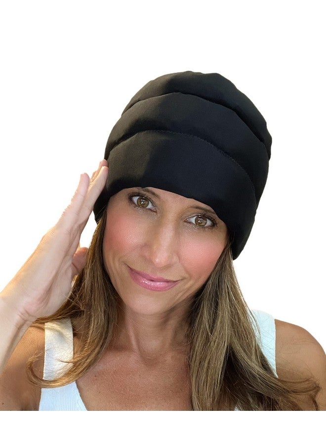 Headache Hat Headache Hat Halo - Migraine Relief Cap Long Lasting Cooling Ice Pack Mask - Cold Compress Head Wrap for Tension, Stress & Hangover Natural Cooling Therapy - Image 1