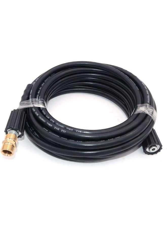 NUZAMAS 10M (32.8Ft) High Pressure Washer Replacement Hose, Water Cleaning Kit M22 14 Connection  - Image 2