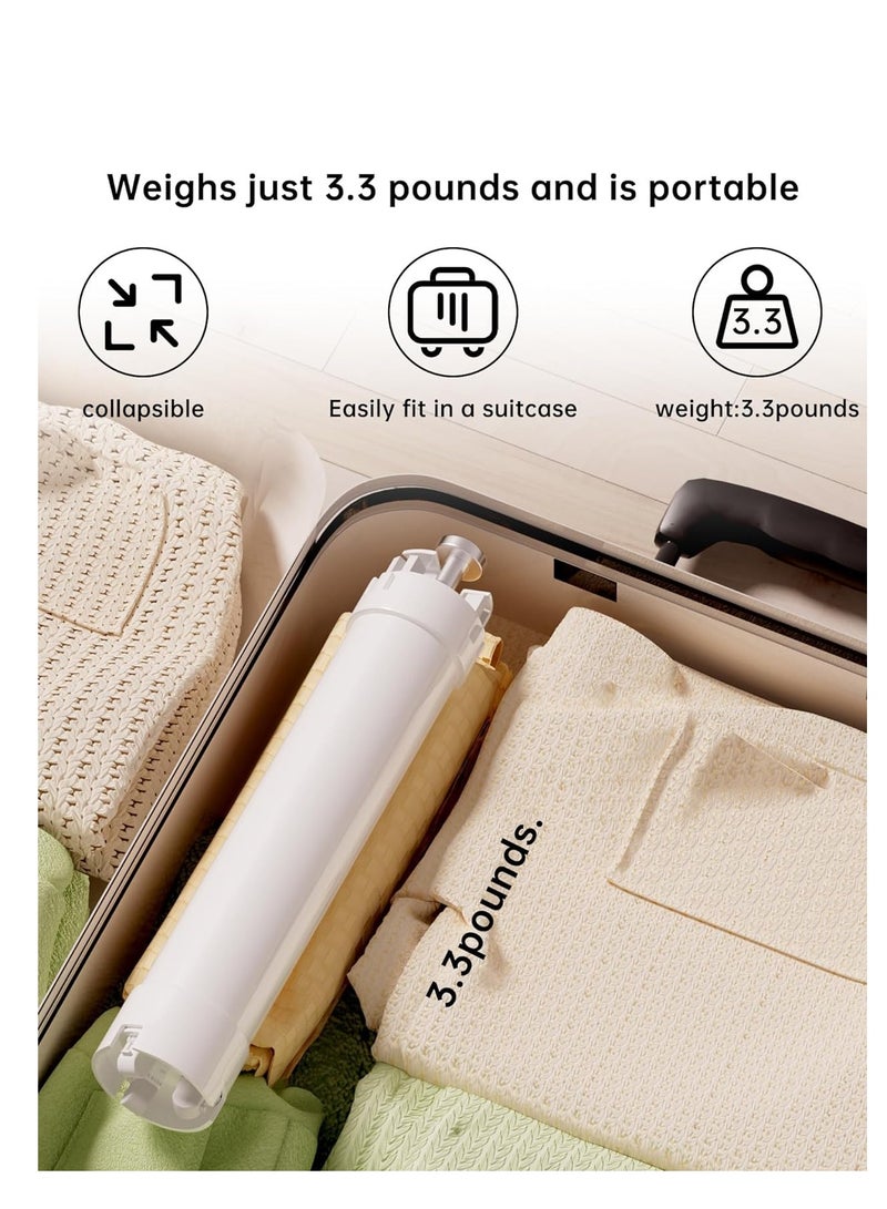 SYOSI Tripod Clothes Drying Rack, Portable, Foldable and Space Saving, Collapsible Drying Rack for Laundry, Travel, Indoor, Outdoor, A Folding Clothing Rack for Both Travel and Daily Family Use - Image 5