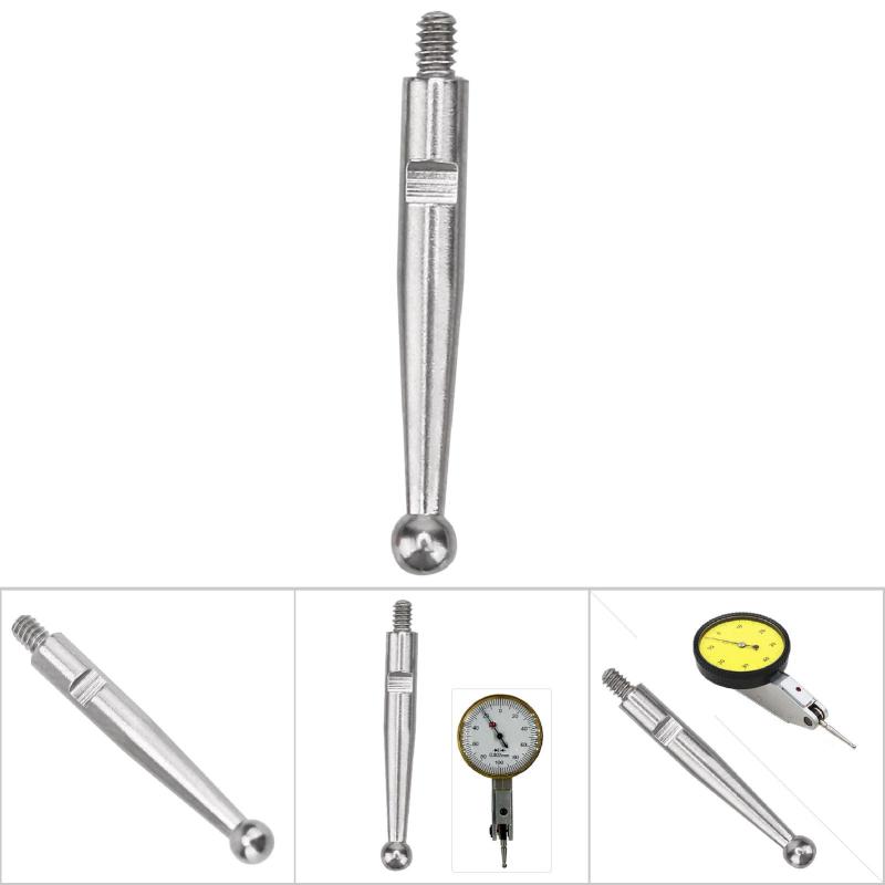 Dial Gauge Indicator Probe: Tungsten Steel M1.4*L39.5*D2.0 High Hardness - Long Service Life Ruby Head Needle for Dovetail Rails Measuring - Image 1
