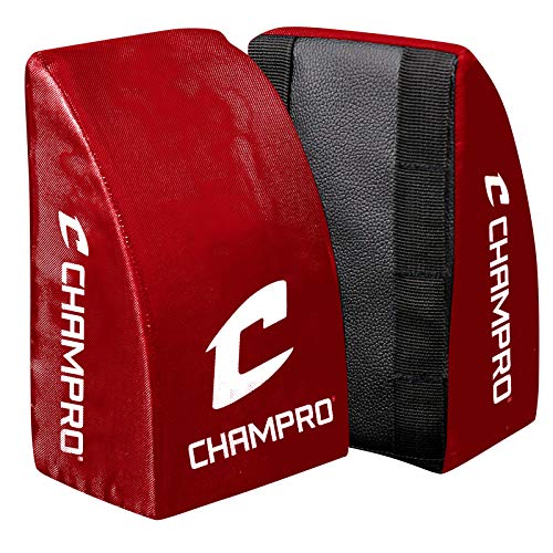 Champro Catcher's Knee Support (Scarlet, Adult) - Image 2