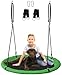 Ansionsol 40 Inch Diameter Saucer Tree Swing Set for Kids Adults Adjustable Flying Swing Seat for Backyard or Outdoor Playground Green Black - Image 3