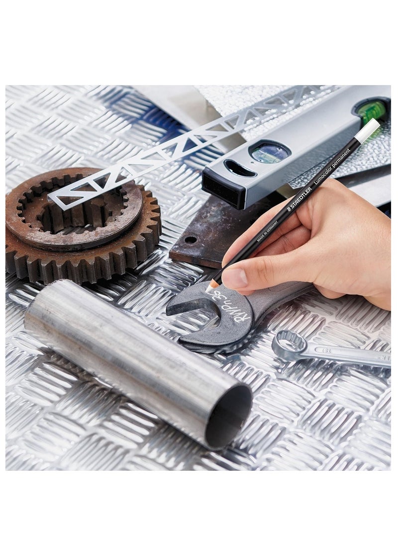 STAEDTLER 6-Piece Permanent Waterproof Colouring Pencils Assorted Colours - Image 4