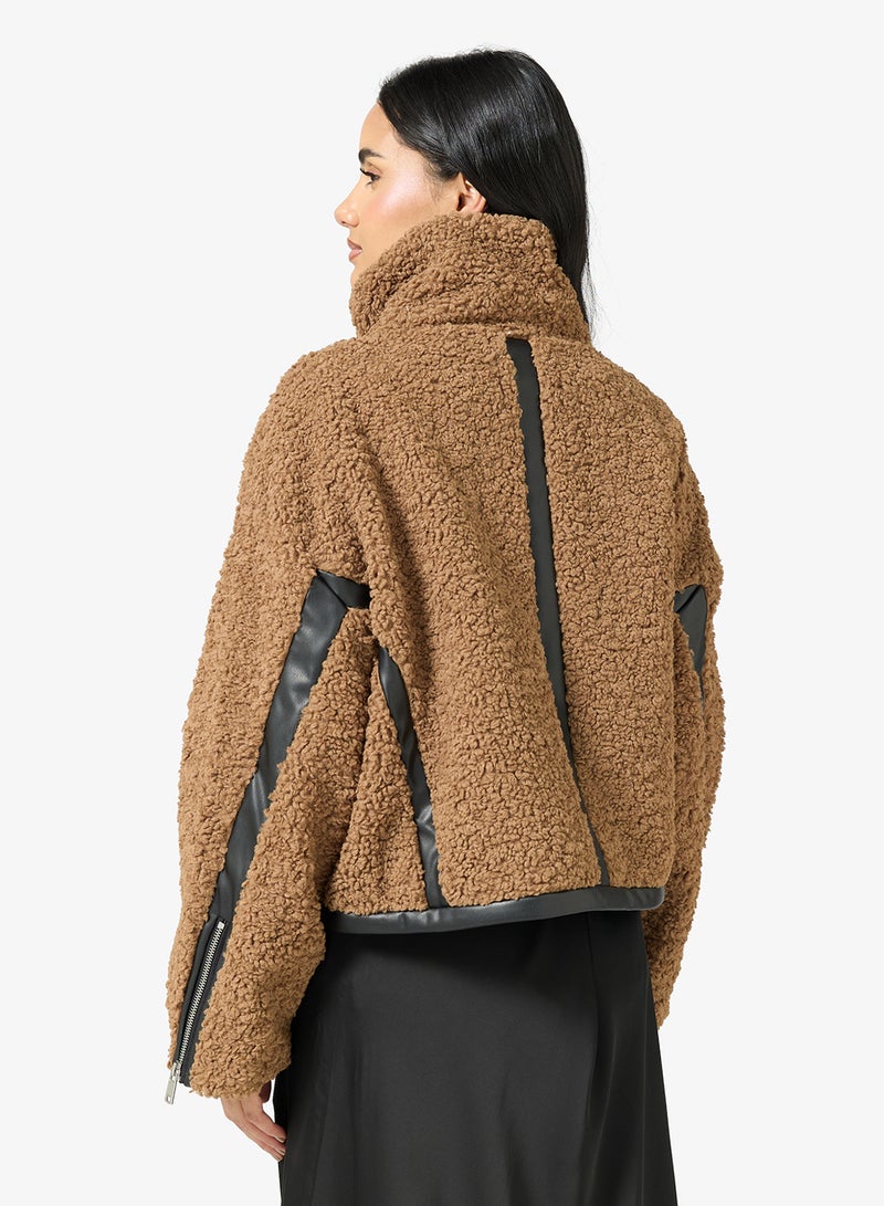 ONLY Onlpatti Life Teddy Short Jacket - Image 2