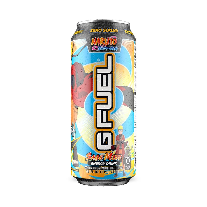 G Fuel Energy Drink, Pomelo White Peach, Sugar Free Beverage with 300mg Caffeine, Daily Energy Boost with Focus Amino, Vitamin + Antioxidants, 16 oz Cans (Sage Mode, 12-Pack) - Image 2