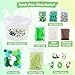 Okaybee 10 FL OZ Panda Clear Slime Bucket Big Slime Kit with Clay Slimes Party Favors for Kids Glimmer Crunchy Slimes Includes 9 Packs of Addins Sensory Experience DIY Toys for Girls and Boys Ages 812 - Image 4