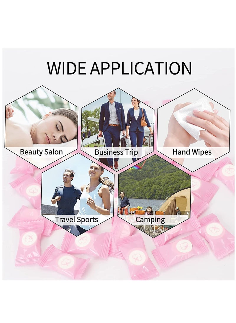 200-Piece Compressed Disposable Mini Tablets Cotton Portable Face Towel