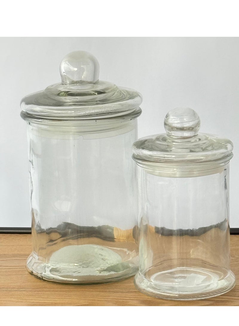 ليفينج طقم برطمان زجاجي للتخزين ، محكم الغلق بغطاء زجاجي ، 2 قطعة - Image 5