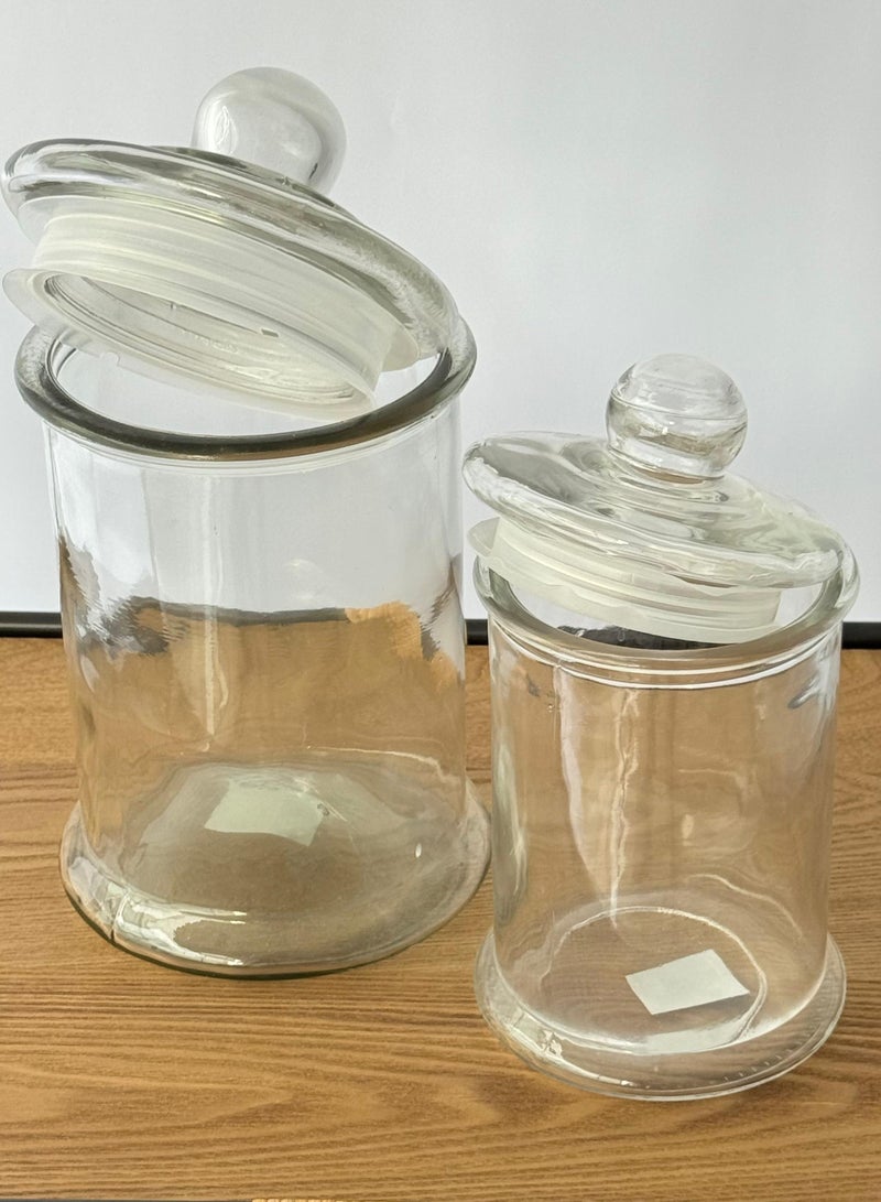 ليفينج طقم برطمان زجاجي للتخزين ، محكم الغلق بغطاء زجاجي ، 2 قطعة - Image 3